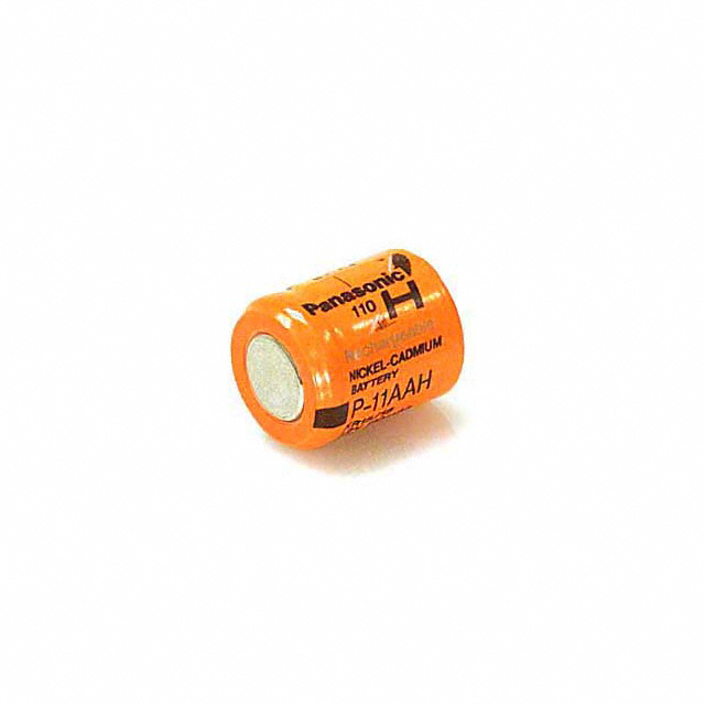 1/3AA 1.2 V Nickel Cadmium Battery Rechargeable (Secondary) 110mAh